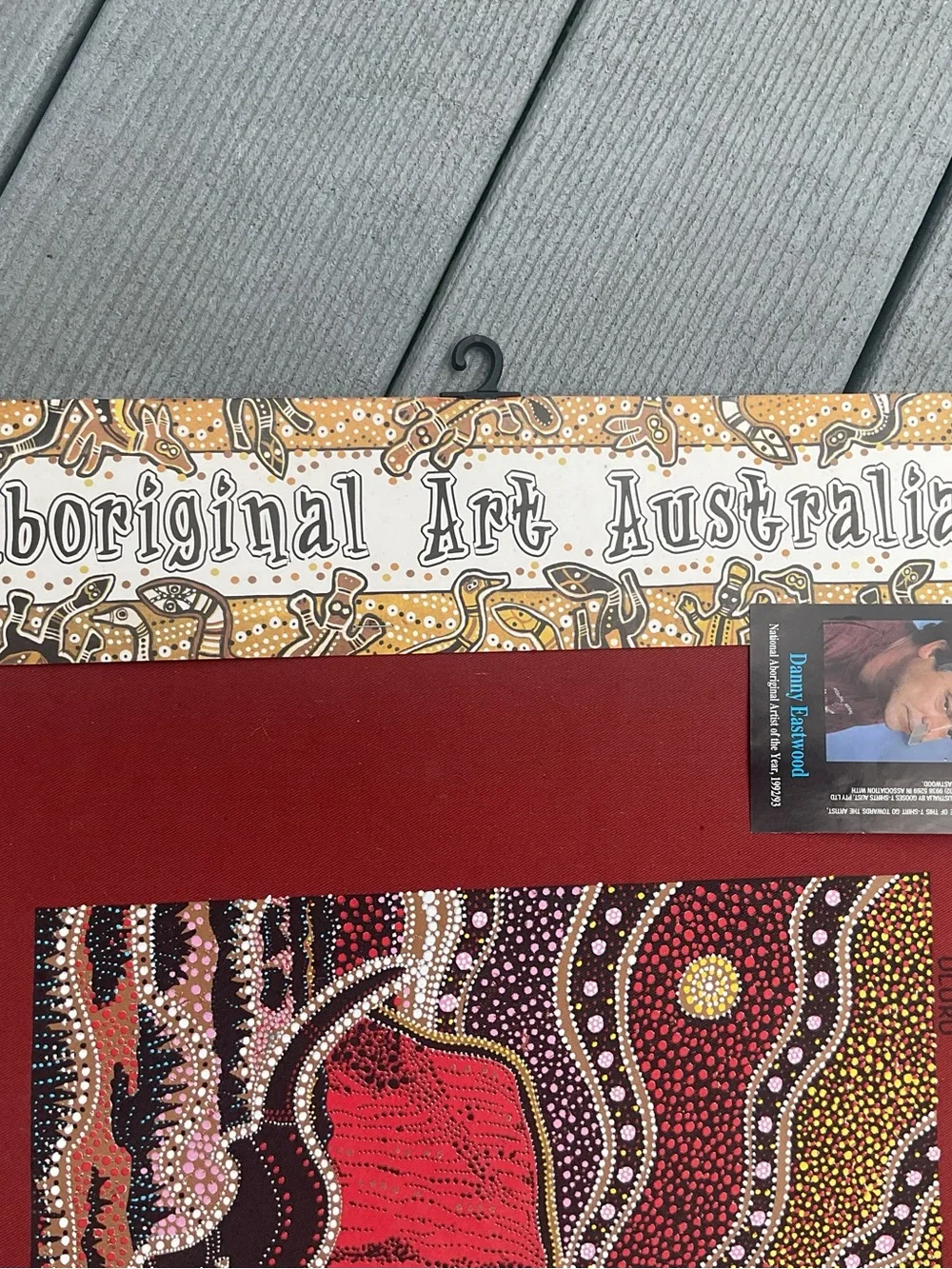Vintage Original Australia Aboriginal Art Danny Eastwood 16.5” x 20”